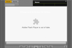 Adobe flash player was blocked