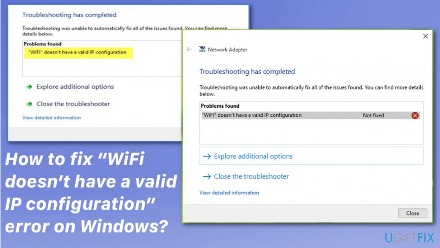 Ethernet Does Not Have A Valid Ip Configuration